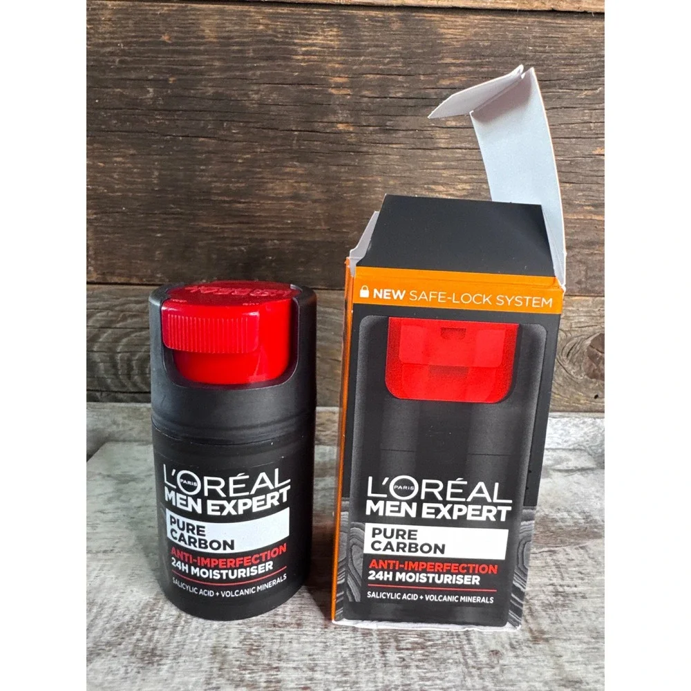 Loreal Men Expert Pure Carbon Moisturizer | Anti-Imperfection | NIB | MSRP $16